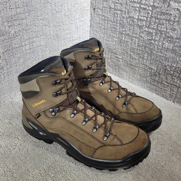 Lowa Renegade GTX Men's Size 11.5 Brown Leather Gore-Tex Waterproof Hiking Boots - Picture 10 of 12